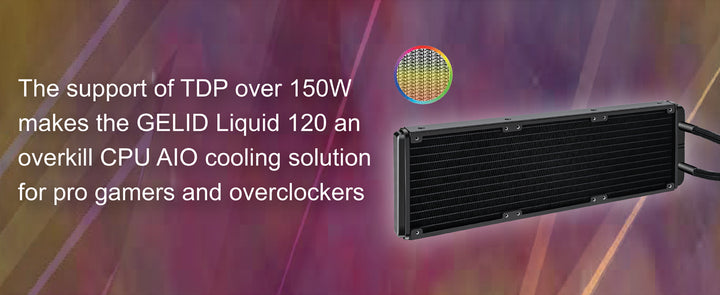 Gelid Solutions Liquid - Raffreddatore ad acqua AIO CPU all-in-one